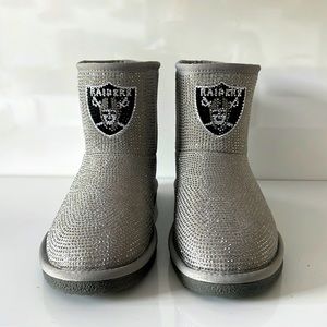 Las Vegas Raiders Crystal Bootie Boot